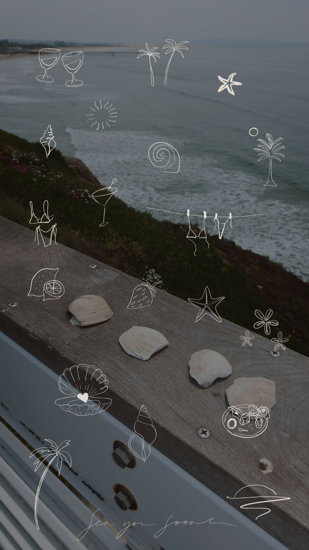 20 SUMMER Illustration PNGs for IG stories, collages etc!