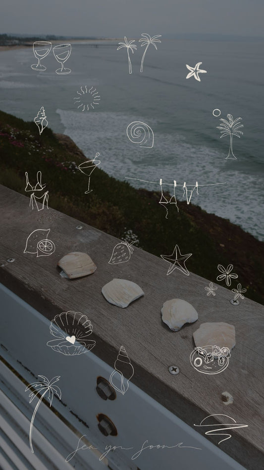 20 SUMMER Illustration PNGs for IG stories, collages etc!