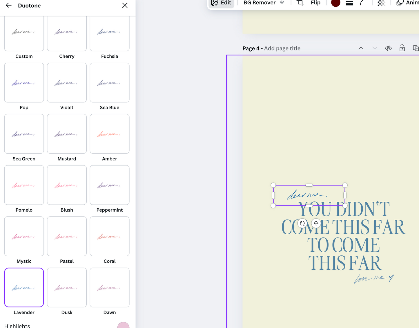 CANVA quote template