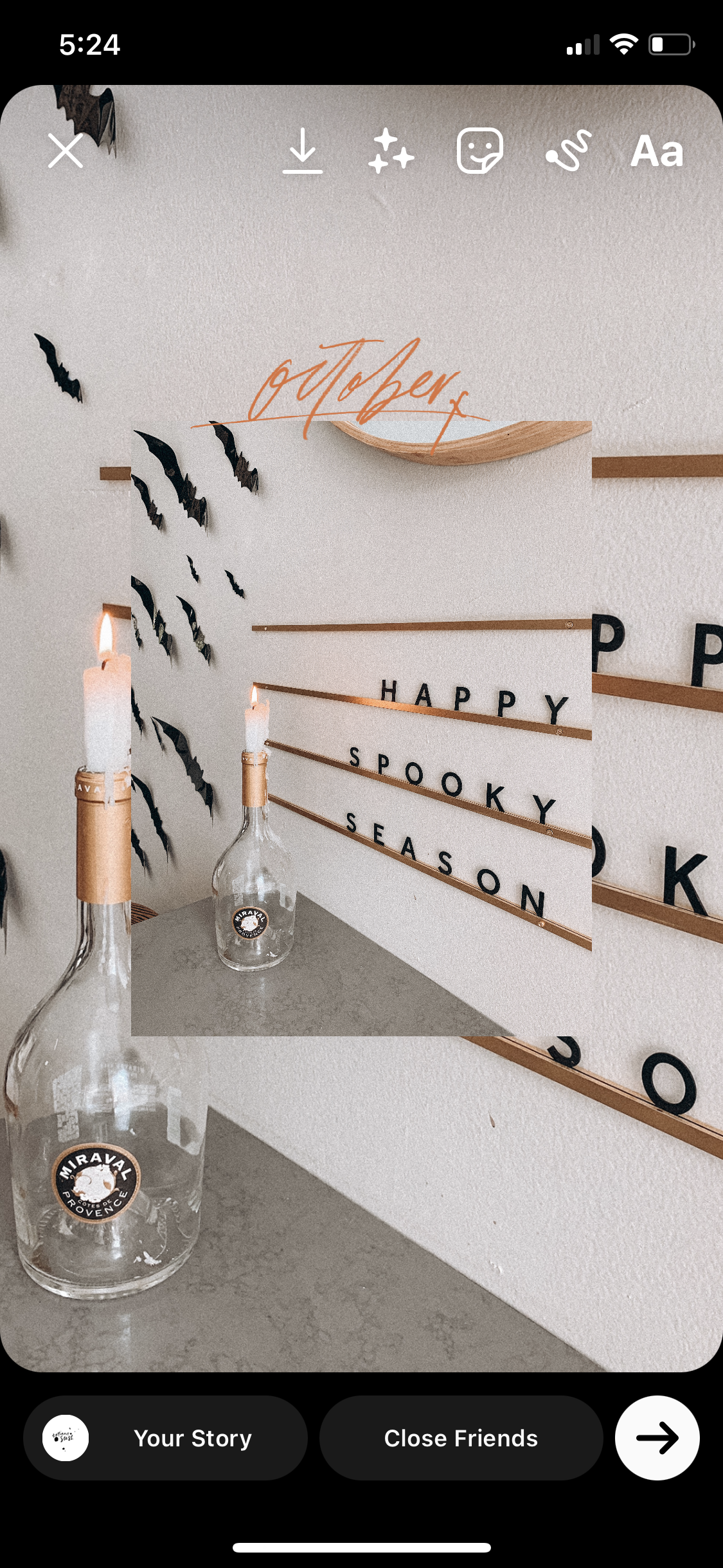 35 Fall 1.0 Hand Lettered PNGs for IG stories, collages etc!