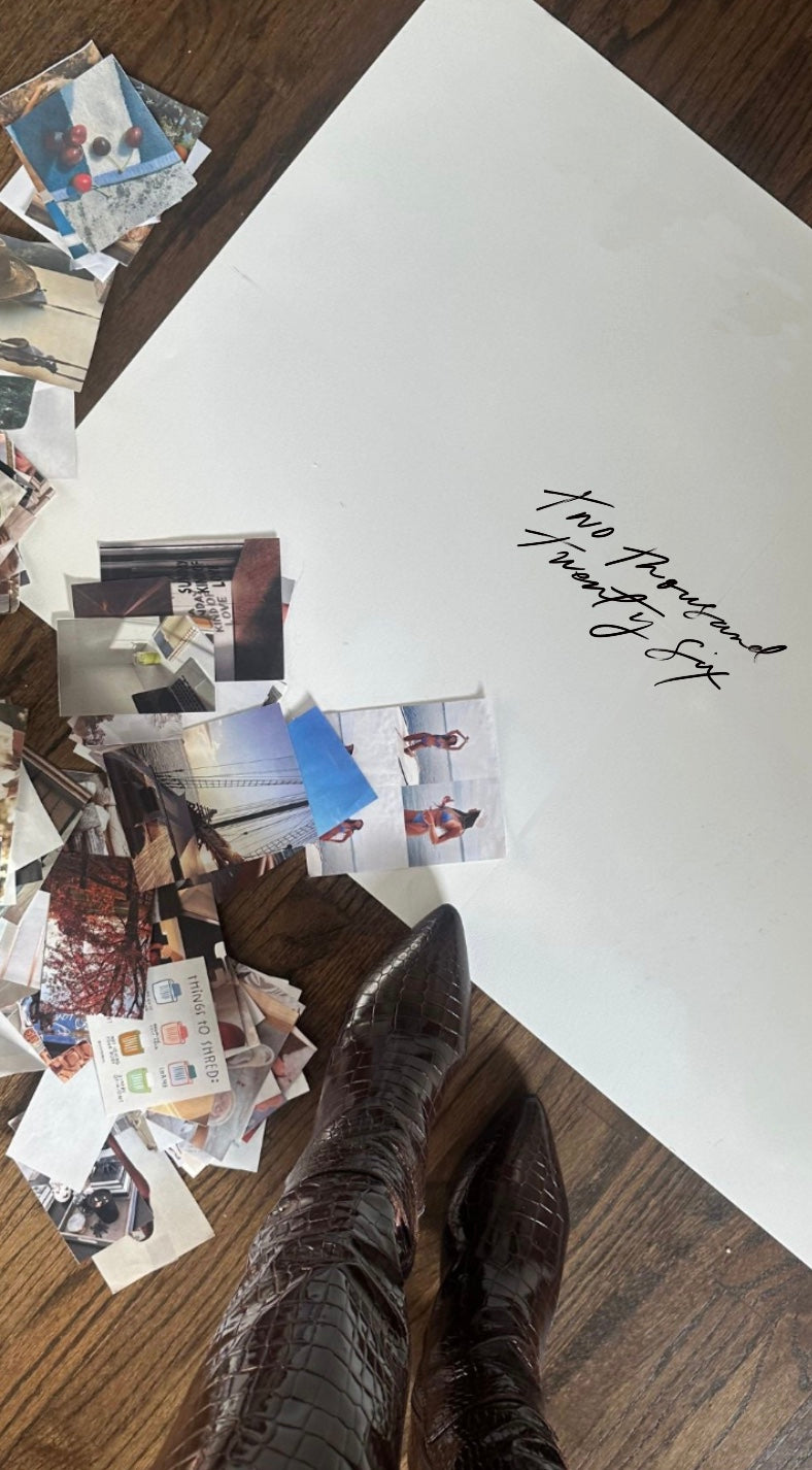 2026 // VISION BOARD Hand Lettered PNGs for IG stories, collages etc!